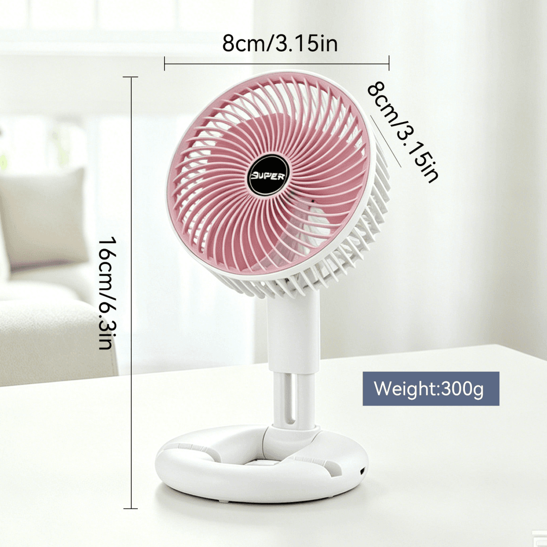 Storage Fan P Ink Li-On Rechargeable