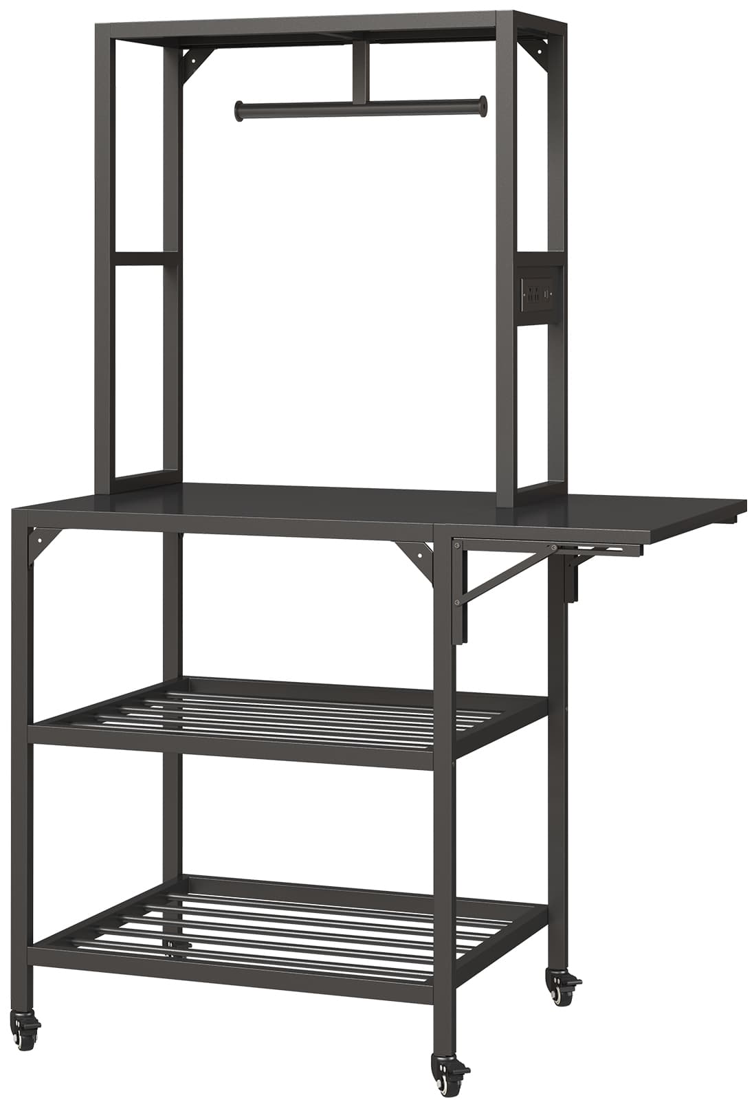 3D Printer Stand, Heavy Duty 3D Printer Table Stand With Filament Storage Rack, T-Shaped Spools Holder Rack With Wheels,3D Printer Workbench For 3D Printing Studio, Home Office Workshop