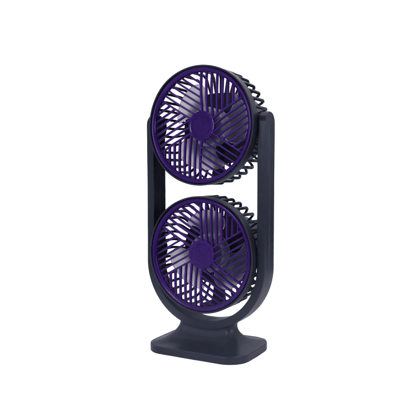 Remote Control Dual Fan Li-On Rechargeable